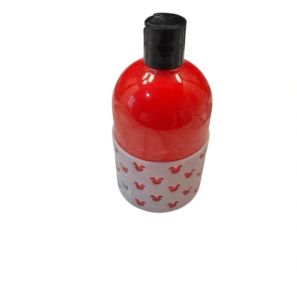 Disney Red Mickey Mouse Bubble Bath Container-Empty